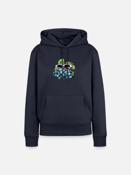 Traube Eric Trauben - Frauen Premium Bio Hoodie - Navy