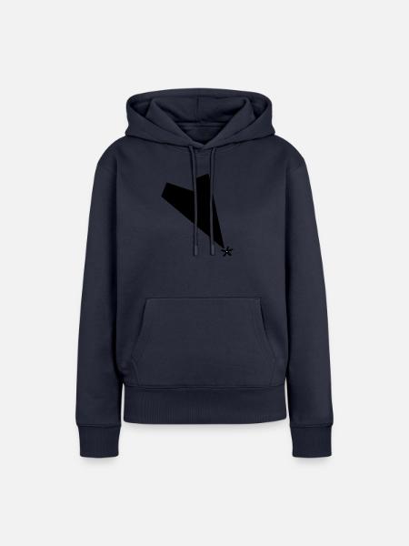 Steinschlag - Frauen Premium Bio Hoodie - Navy