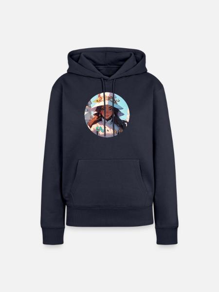 Princess 4 - Frauen Premium Bio Hoodie - Navy
