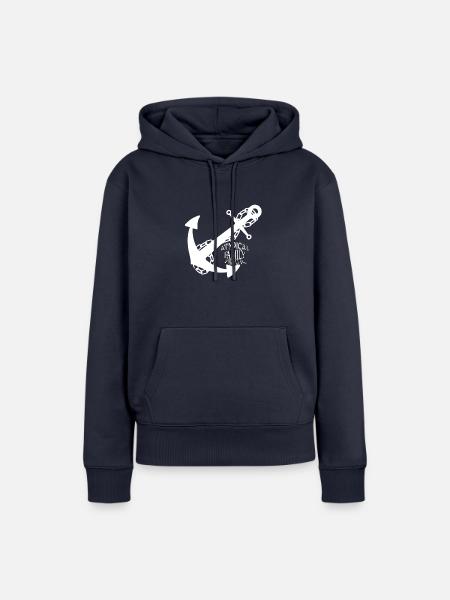 A.F.T Ancre - Frauen Premium Bio Hoodie - Navy
