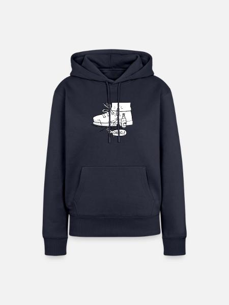 Beth die Spinne - Prost! - Frauen Premium Bio Hoodie - Navy