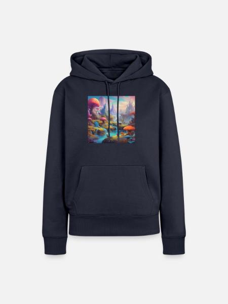 Fantasy - Frauen Premium Bio Hoodie - Navy