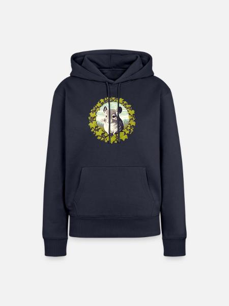 Chinchilla - Frauen Premium Bio Hoodie - Navy