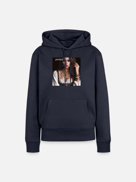 Schmuck - Frauen Premium Bio Hoodie - Navy