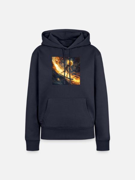 Fiedediefie - Frauen Premium Bio Hoodie - Navy