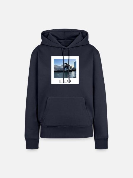 Bilbao - Frauen Premium Bio Hoodie - Navy