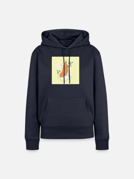 Fuchs - Frauen Premium Bio Hoodie - Navy