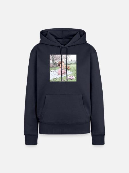Frühling - Frauen Premium Bio Hoodie - Navy
