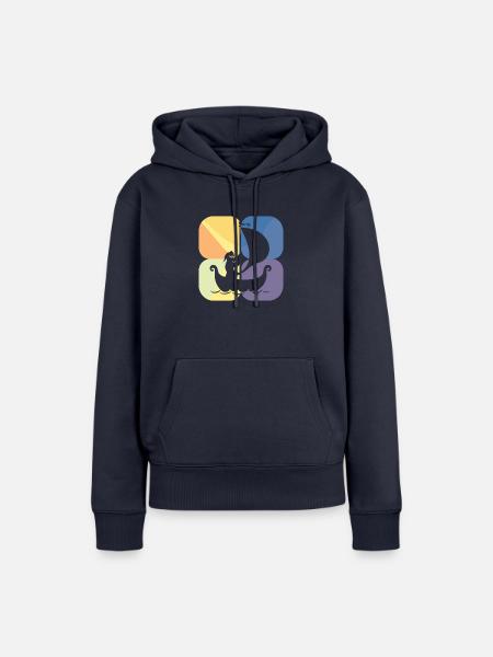 Schweden Skandinavien Nordmaenner - Frauen Premium Bio Hoodie - Navy
