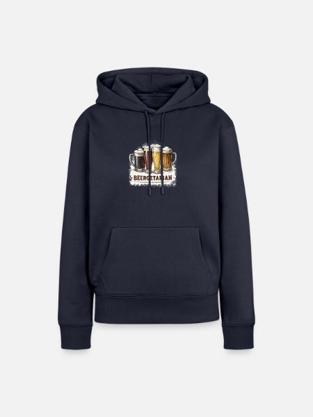 Die Bierdiät - Frauen Premium Bio Hoodie - Navy