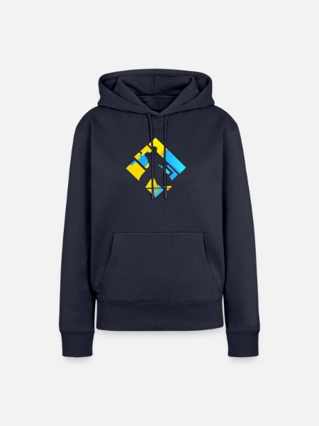Martial Arts Akrobatik Technik - Frauen Premium Bio Hoodie - Navy