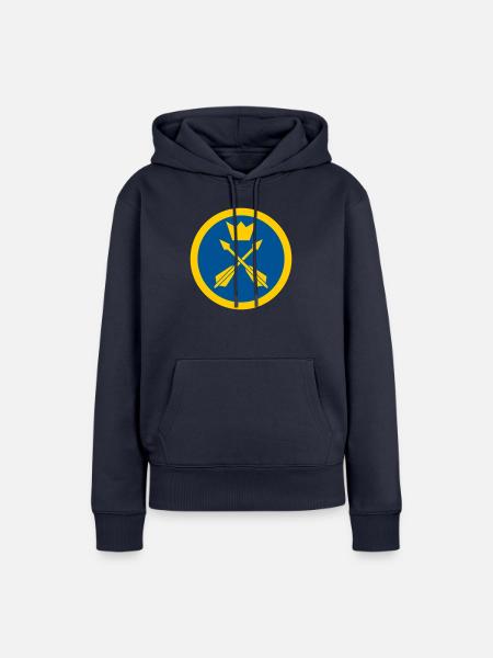 Luftwaffe von Dalarna - Frauen Premium Bio Hoodie - Navy