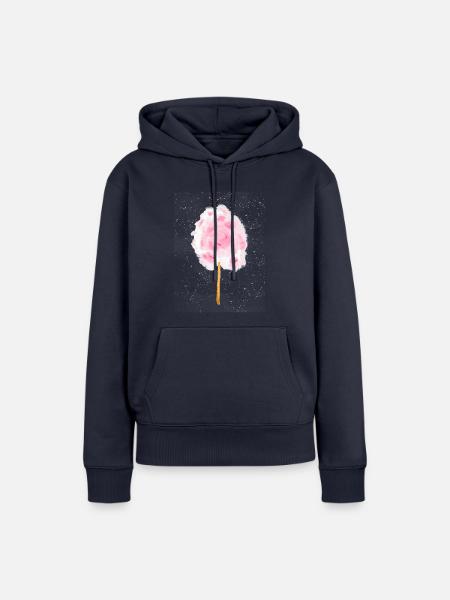Zuckerwatte - Frauen Premium Bio Hoodie - Navy