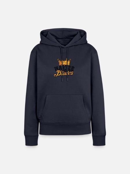 Meister der Klingen - Schwert - Frauen Premium Bio Hoodie - Navy