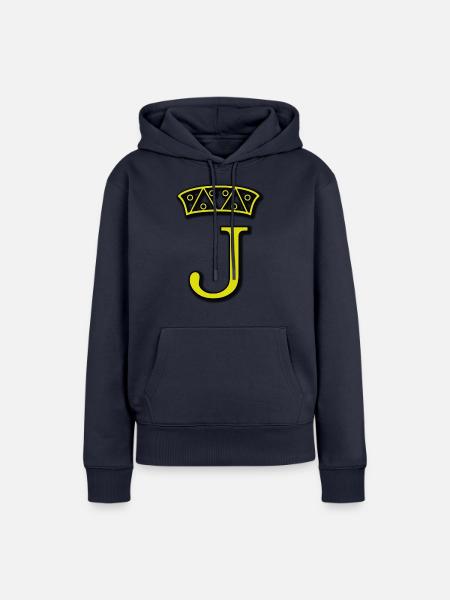 Poker Jack / Poker Bube - Frauen Premium Bio Hoodie - Navy