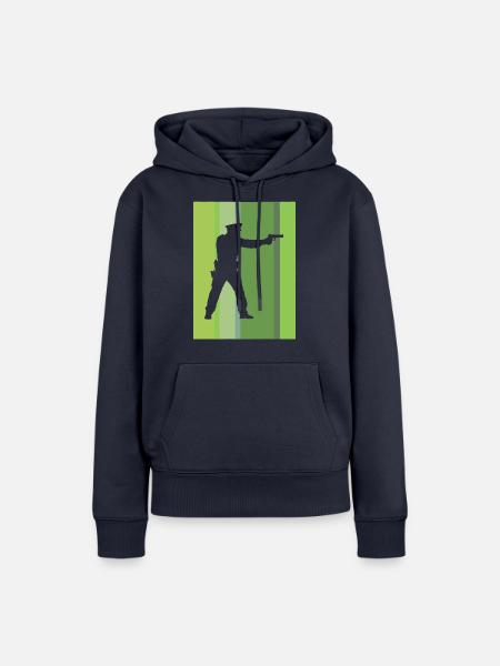 Beamter Sicherheit - Frauen Premium Bio Hoodie - Navy