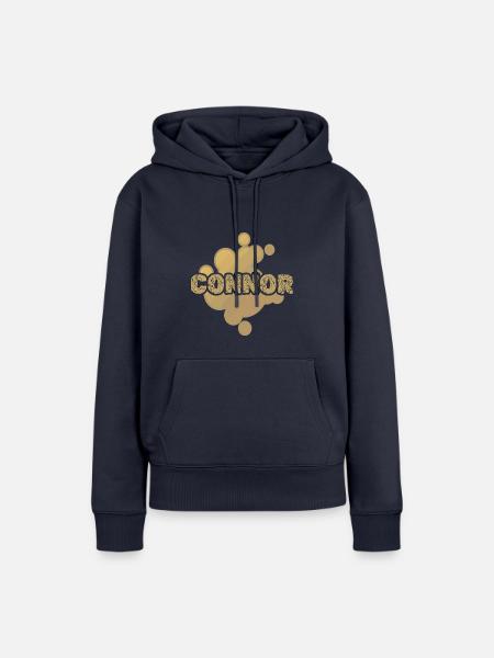 Geschenk für Connor - Frauen Premium Bio Hoodie - Navy