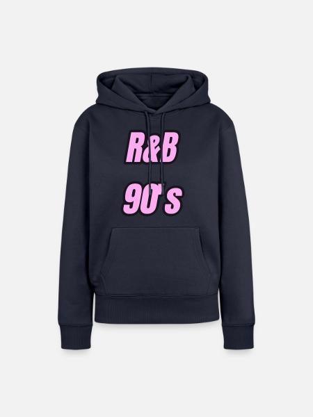 R&B 90's - Frauen Premium Bio Hoodie - Navy