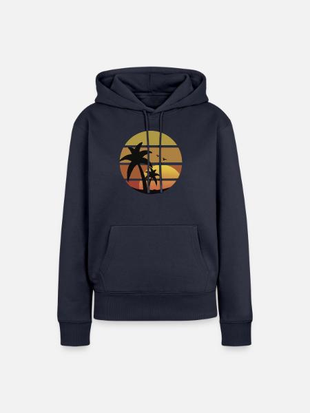 Paradies - Frauen Premium Bio Hoodie - Navy