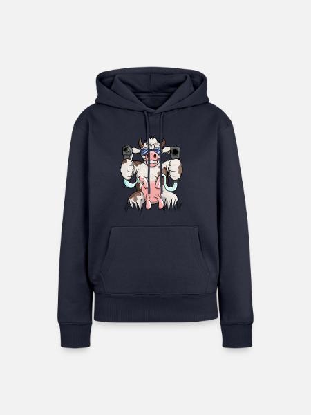 Bauer - Frauen Premium Bio Hoodie - Navy