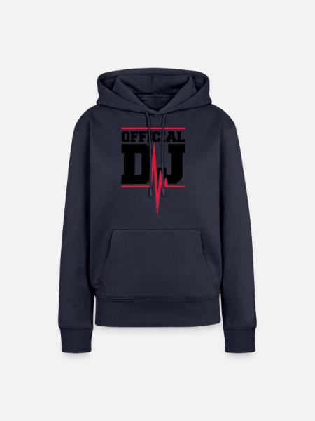 Official DJ Music Pulse - Frauen Premium Bio Hoodie - Navy