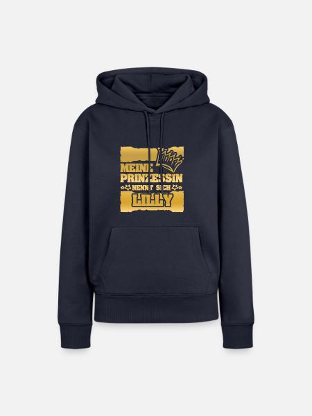 Geschenk für Lilly - Frauen Premium Bio Hoodie - Navy