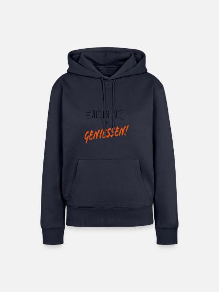 Genuss - Frauen Premium Bio Hoodie - Navy
