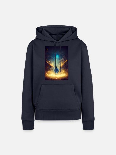 Übernatürliche Kräfte - Frauen Premium Bio Hoodie - Navy