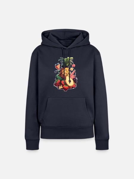Fruchtrepublik - Frauen Premium Bio Hoodie - Navy