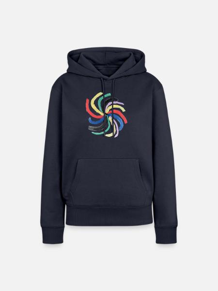 Galaxie - Frauen Premium Bio Hoodie - Navy