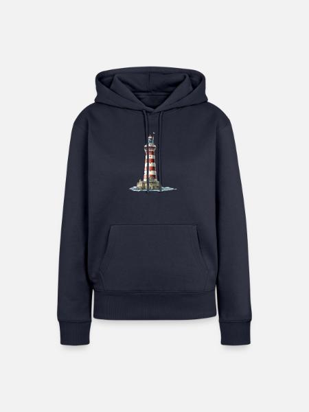 Leuchttrum - Frauen Premium Bio Hoodie - Navy