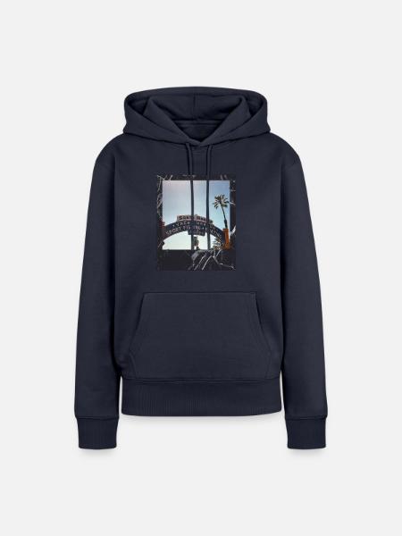 Santa Monica - Frauen Premium Bio Hoodie - Navy