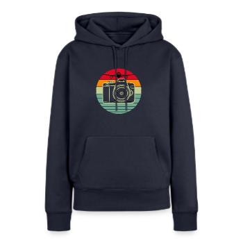 Aviation spotter and plane photographer design - Women’s Premium Organic Hoodie - navy - Front - Julia (174cm)