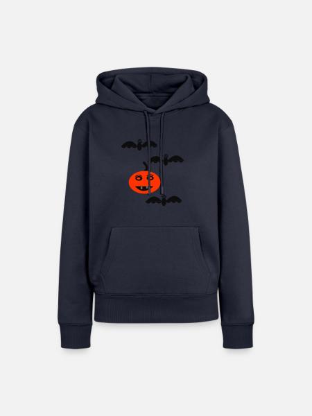 Kürbis - Frauen Premium Bio Hoodie - Navy
