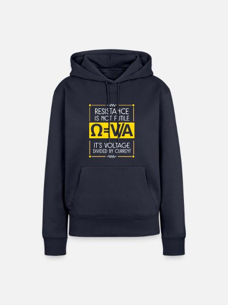 Physik Phyiker Physikstudent Physiklehrer - Frauen Premium Bio Hoodie - Navy