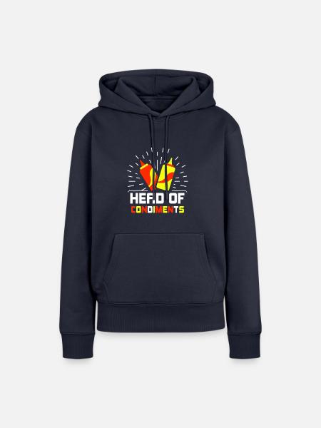 Head of Condiments - Frauen Premium Bio Hoodie - Navy