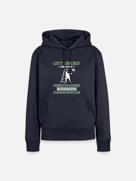 Schornsteinfeger Herren - Frauen Premium Bio Hoodie - Navy