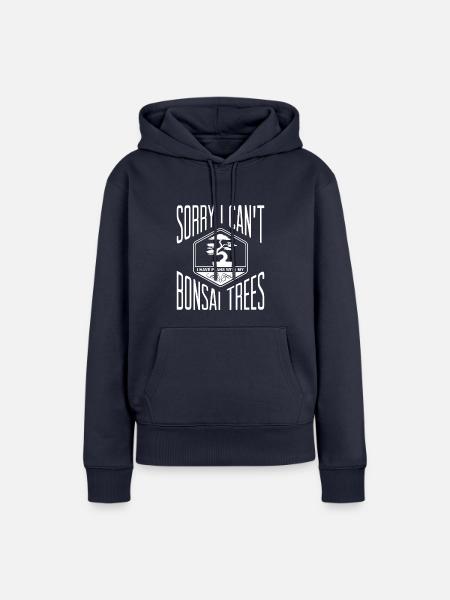 Bonsai Tree - Frauen Premium Bio Hoodie - Navy