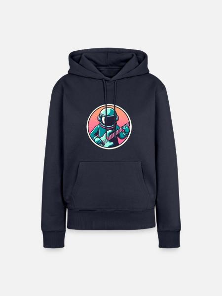 Verzauberte Akkorde - Frauen Premium Bio Hoodie - Navy
