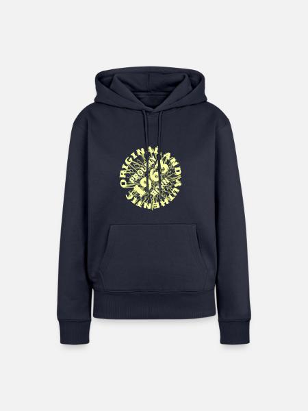 Authentisch 1963 - Frauen Premium Bio Hoodie - Navy
