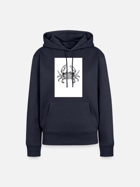 KREBS - Frauen Premium Bio Hoodie - Navy