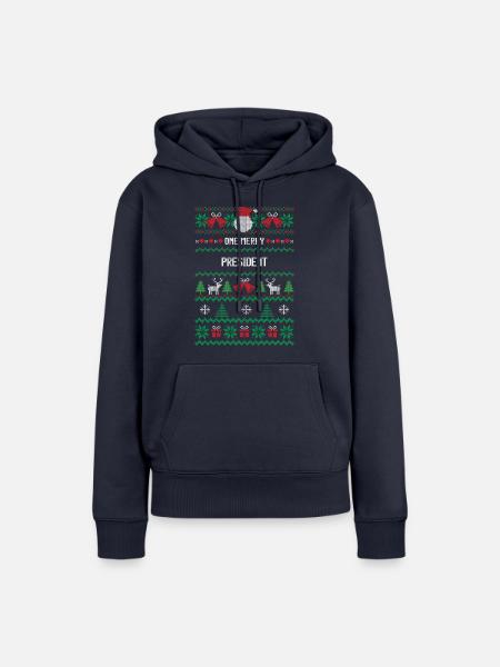Ein fröhlicher Präsident - Frauen Premium Bio Hoodie - Navy