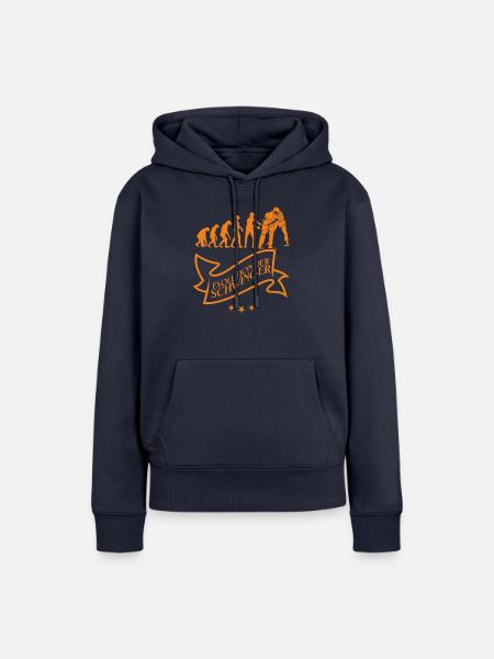 schwinger evolution - Frauen Premium Bio Hoodie - Navy