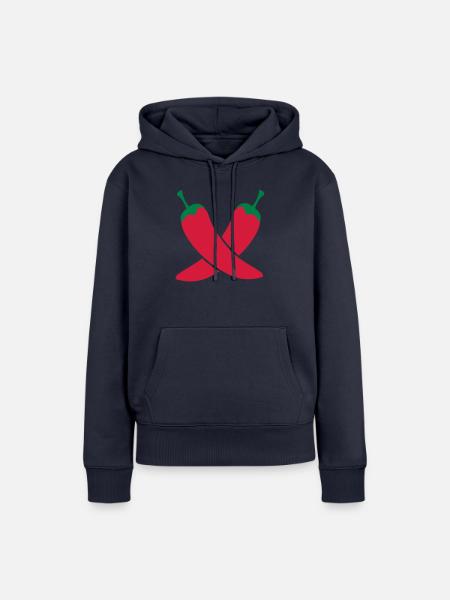 Chili - Frauen Premium Bio Hoodie - Navy