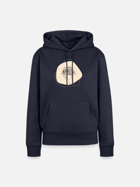 Frauen blühen - Frauen Premium Bio Hoodie - Navy