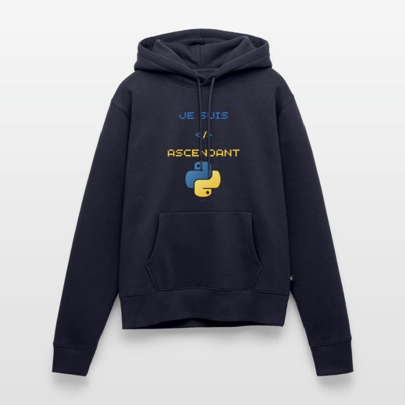Gift for Python Developer Women’s Premium Organic Hoodie