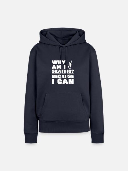Skating - Frauen Premium Bio Hoodie - Navy