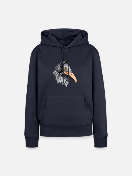 Schuhschnabel Gaming - Frauen Premium Bio Hoodie - Navy