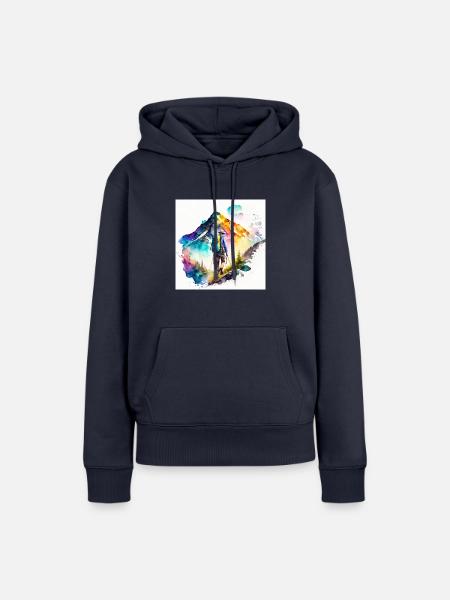 Traumwelt - Frauen Premium Bio Hoodie - Navy