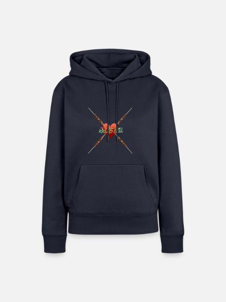 Braten Abruzzen - Frauen Premium Bio Hoodie - Navy